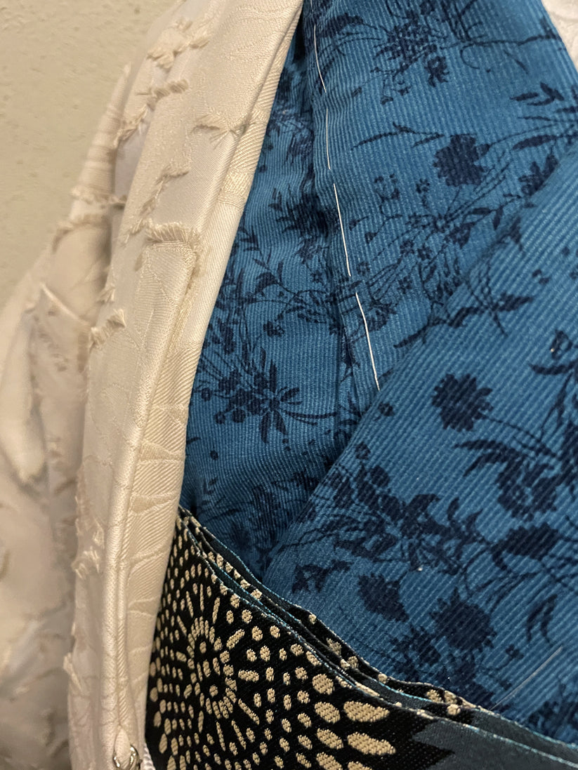 (KUON) Corduroy Kimono "Tanpopo" (Ladies' Ready-to-Wear/M size)