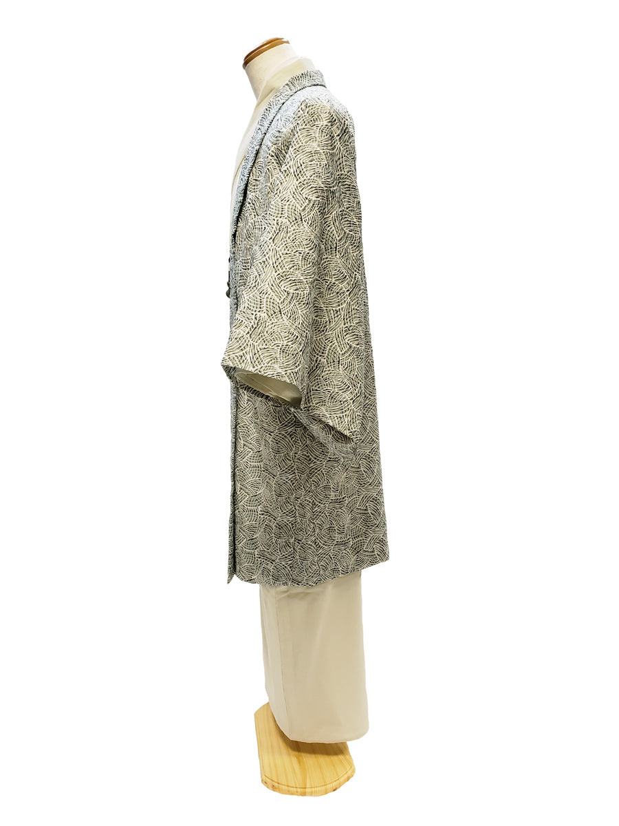 (SUI MEN) Cotton Haori "Uzu Uzu" Men's Ready-to-Wear (L size)
