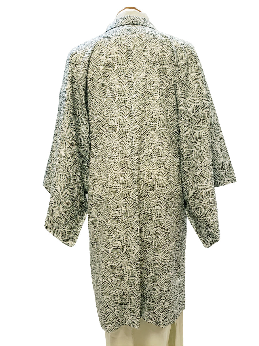 (SUI MEN) Cotton Haori "Uzu Uzu" Men's Ready-to-Wear (L size)