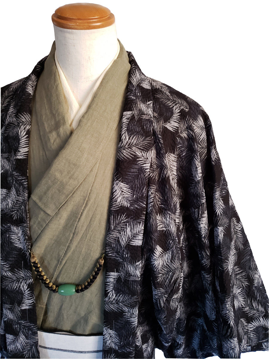 (SUI MEN)コットン羽織「Fern」メンズプレタ(L)サイズ