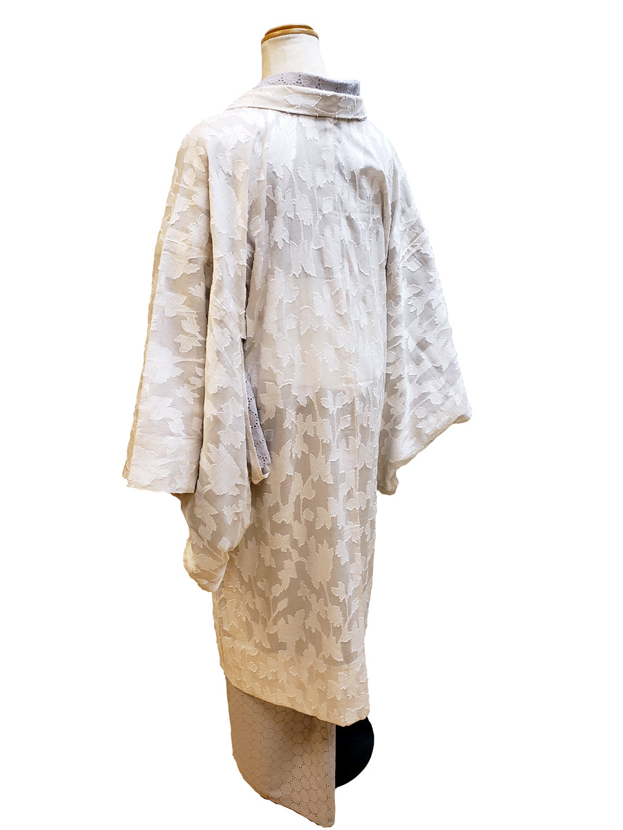 (KUON)木綿羽織「PEONY」単仕立て付き(着物仕立て対応)