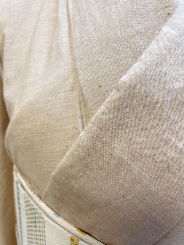 (KUON) Organic Cotton Kimono "Ease" with Single-ply