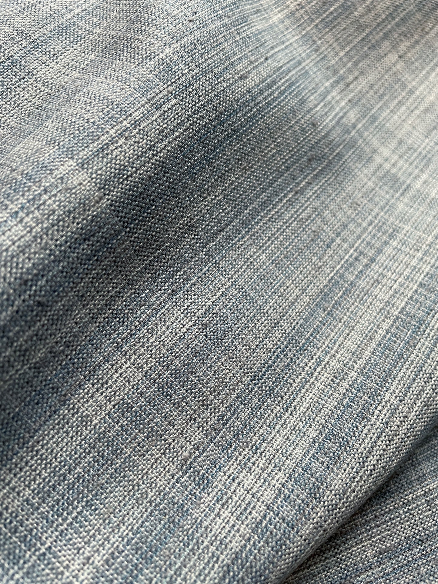 Bingo woven cotton "Kinran Kasumi (blue gray)" single layer tailoring