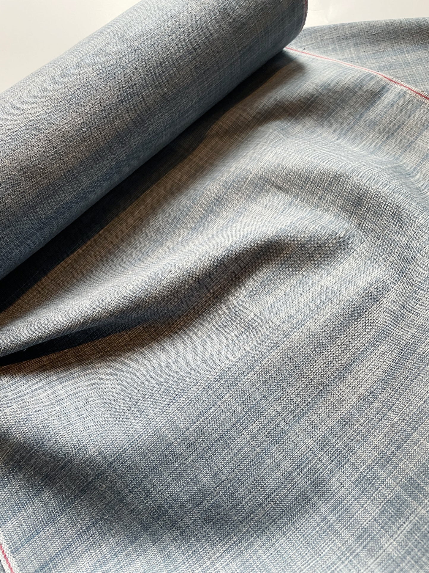 Bingo woven cotton "Kinran Kasumi (blue gray)" single layer tailoring