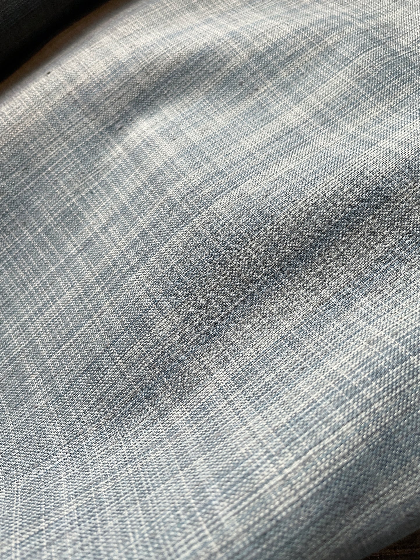 Bingo woven cotton "Kinran Kasumi (blue gray)" single layer tailoring