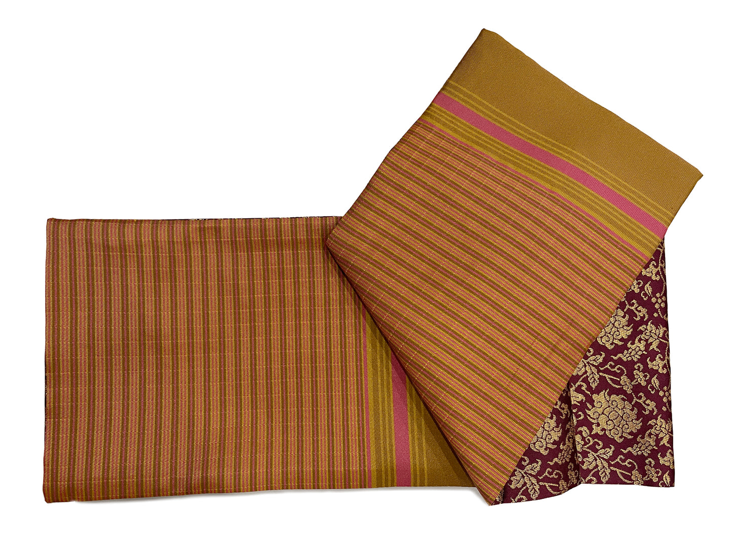 於いち(OICHI SILK)の半巾帯「正倉院菊文様」