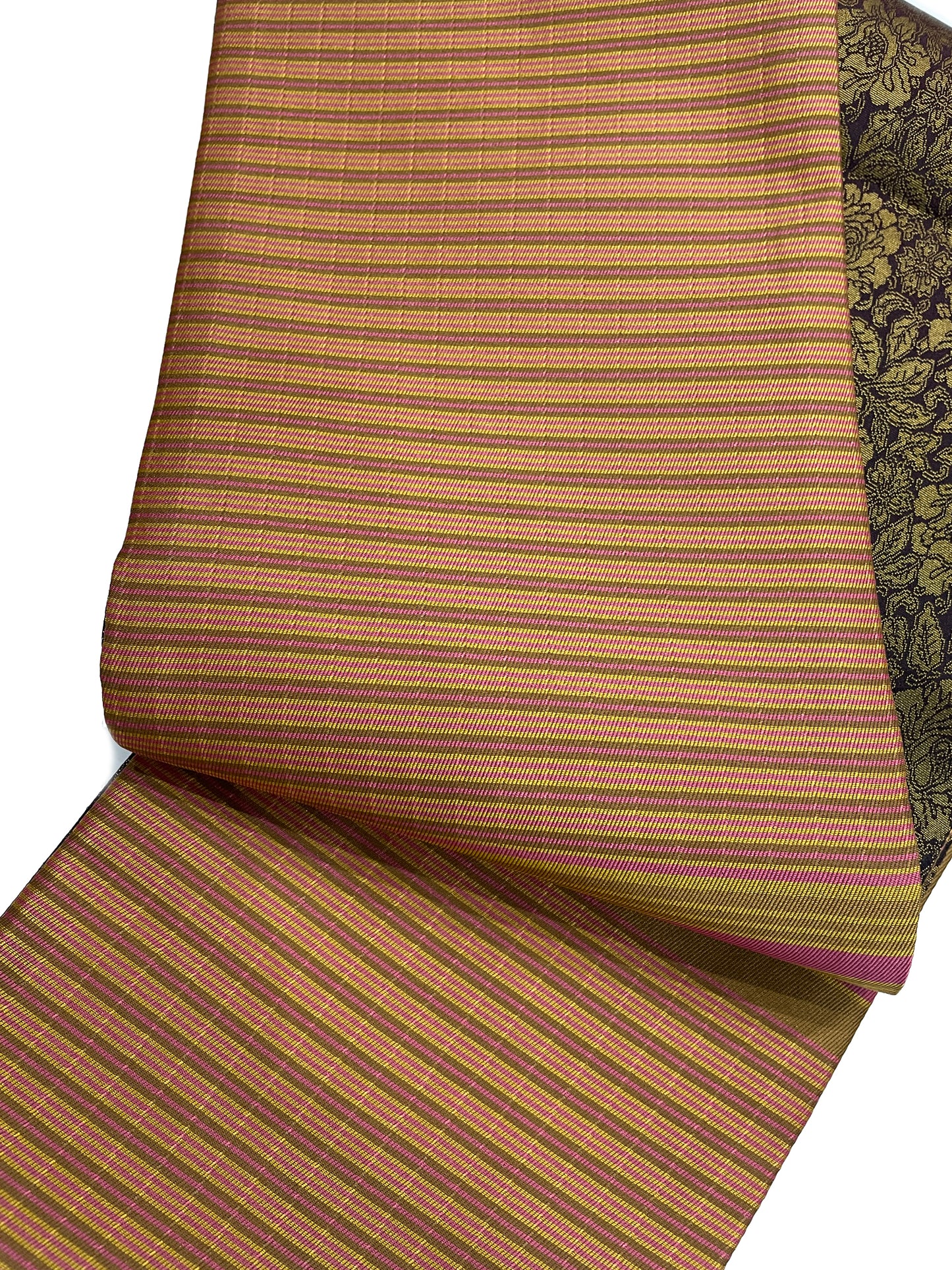 於いち(OICHI SILK)の半巾帯「正倉院華文様/牡丹」