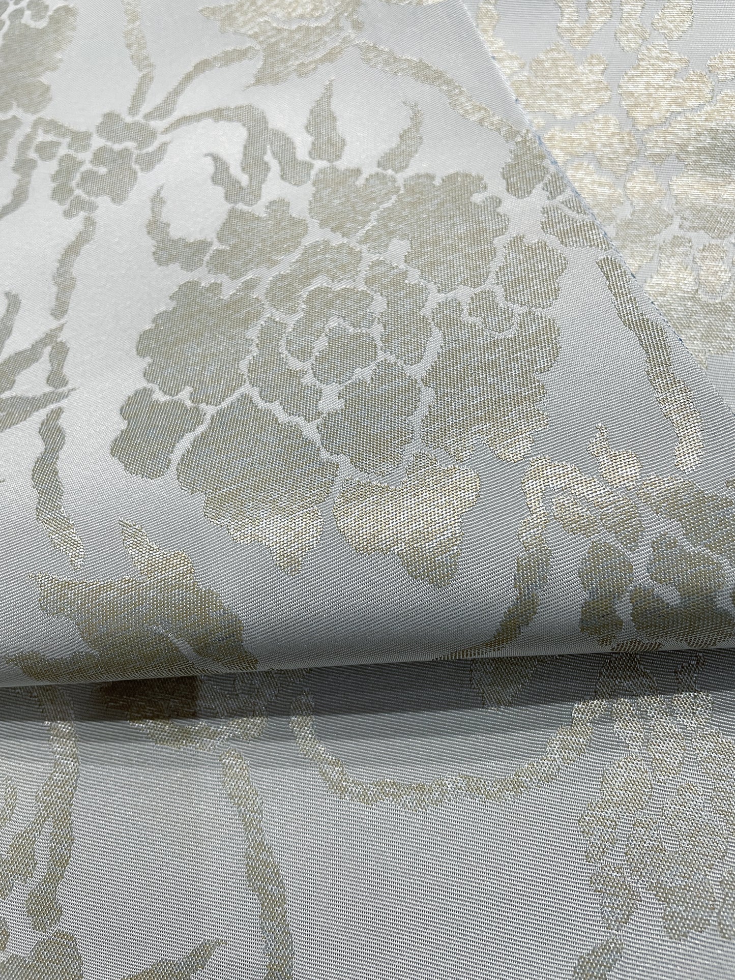 於いち(OICHI SILK)の半巾帯「正倉院文様/牡丹」リバーシブル