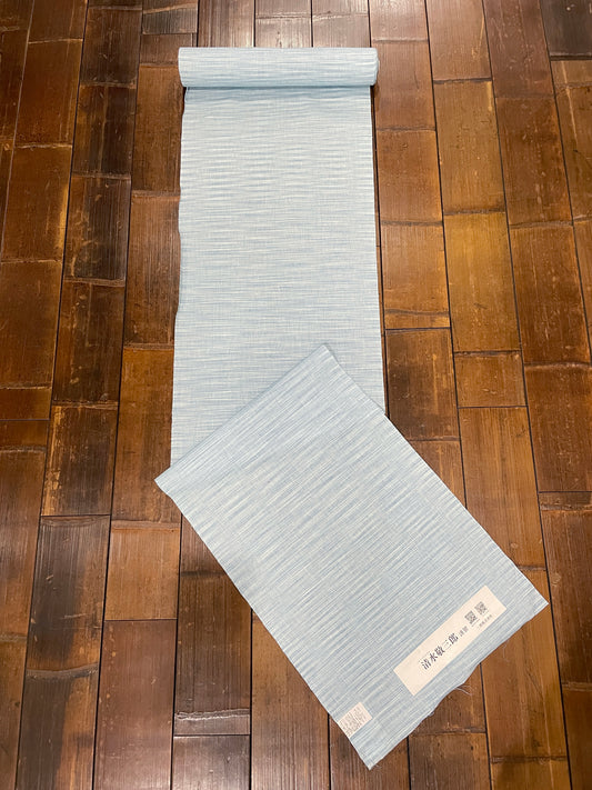 三勝本染ゆかた「先染め/刷毛目」 藍白