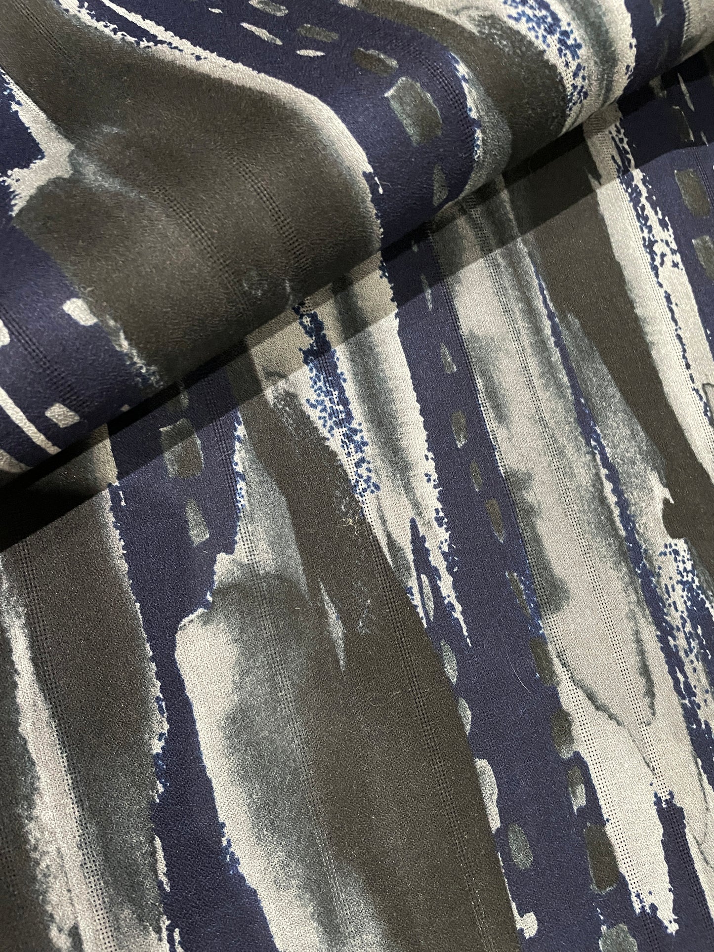 ASH GRACEメンズゆかた「流し染風/NAVY・GRAY」