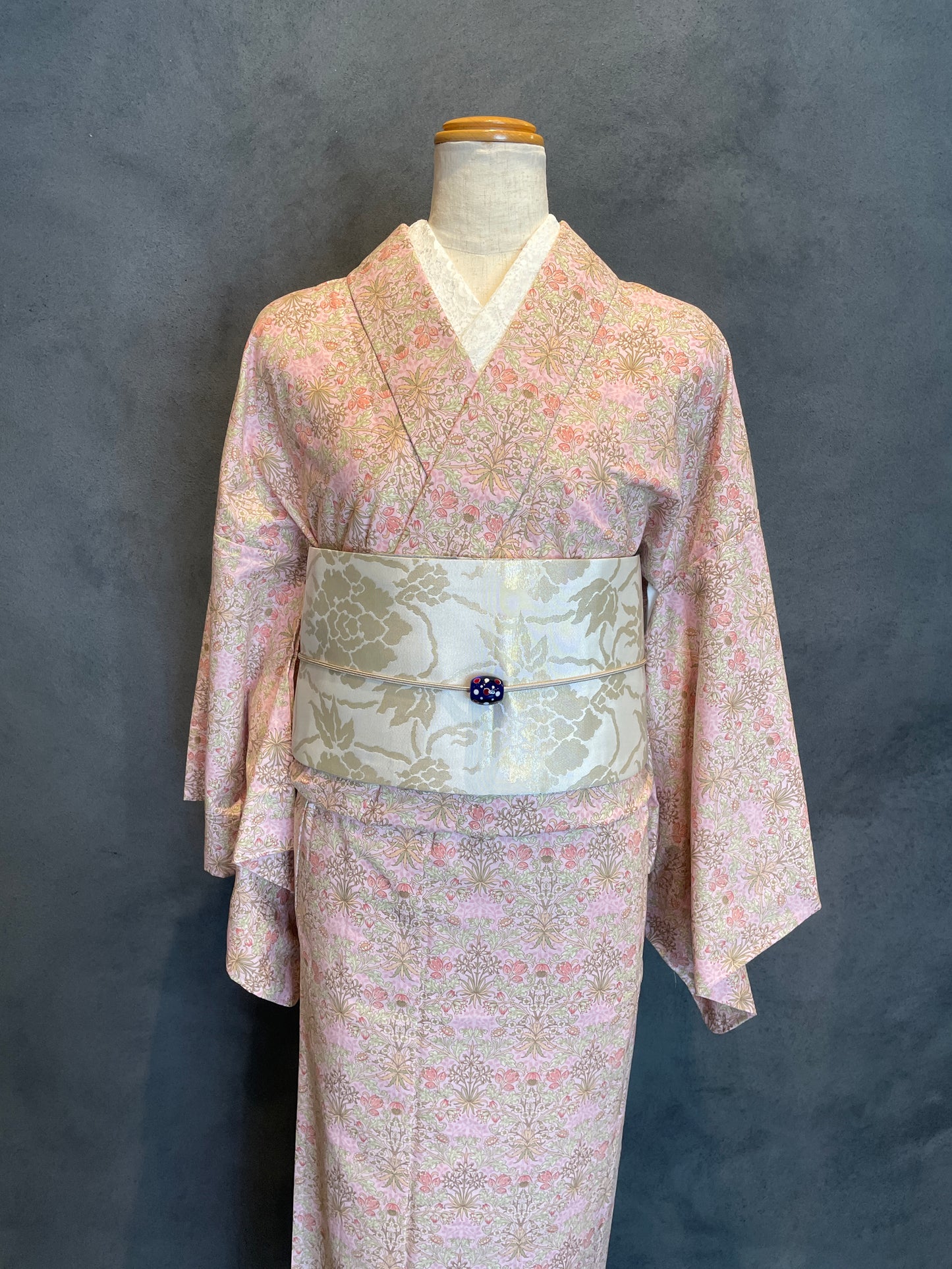 (KUON WOMEN) Cotton kimono "HYACINTH"