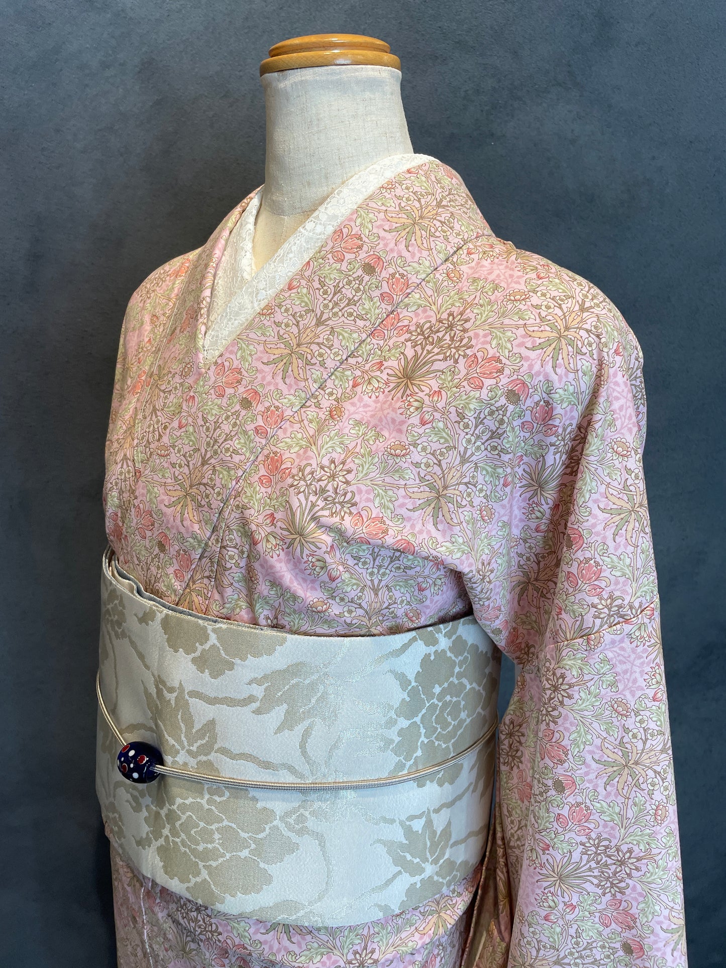 (KUON WOMEN) Cotton kimono "HYACINTH"