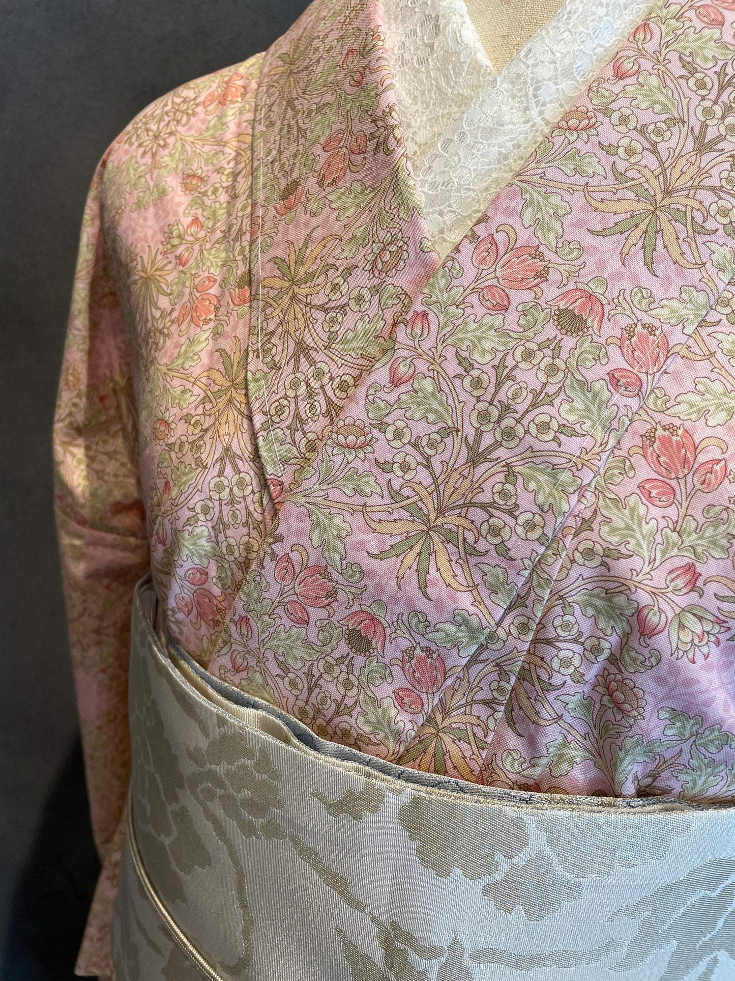 (KUON WOMEN) Cotton kimono "HYACINTH"