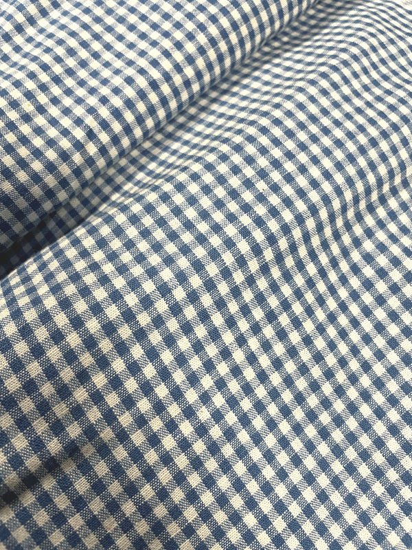 Bingo-ori cotton kimono "Benkei lattice" with single tailoring