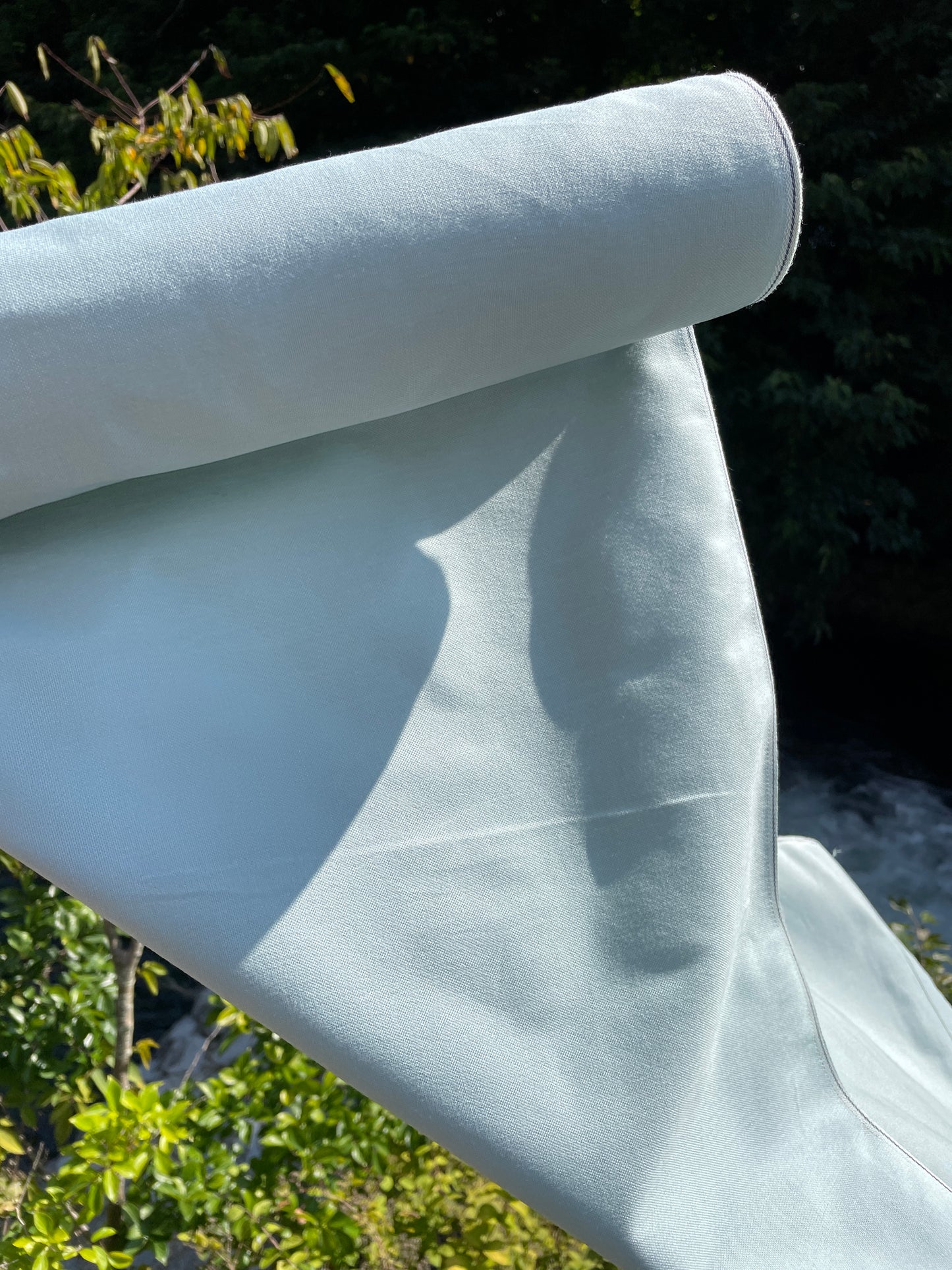 Bingo-ori cotton "Plain weave (pomegranate color)" Single layer