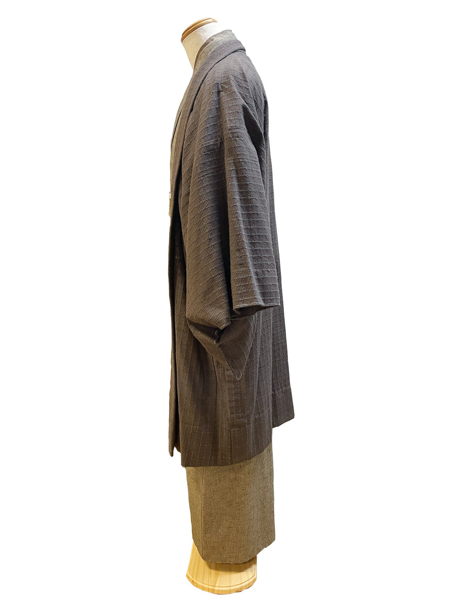 (SUI MEN) Cotton Haori "Sudare Stripe" Men's Ready-to-Wear (L) Size