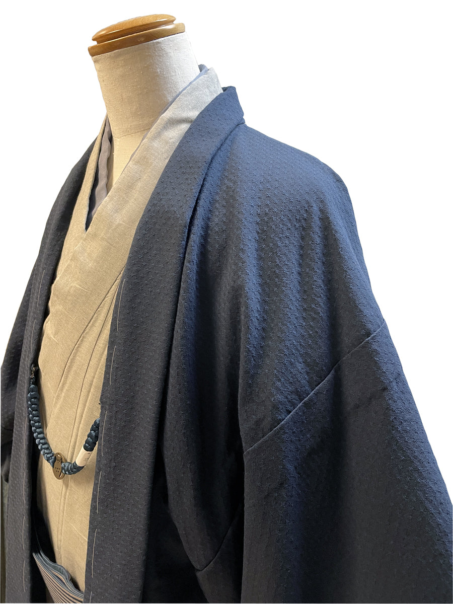 (SUI MEN)コットン羽織「DOT SPARK」メンズプレタ(L)サイズ
