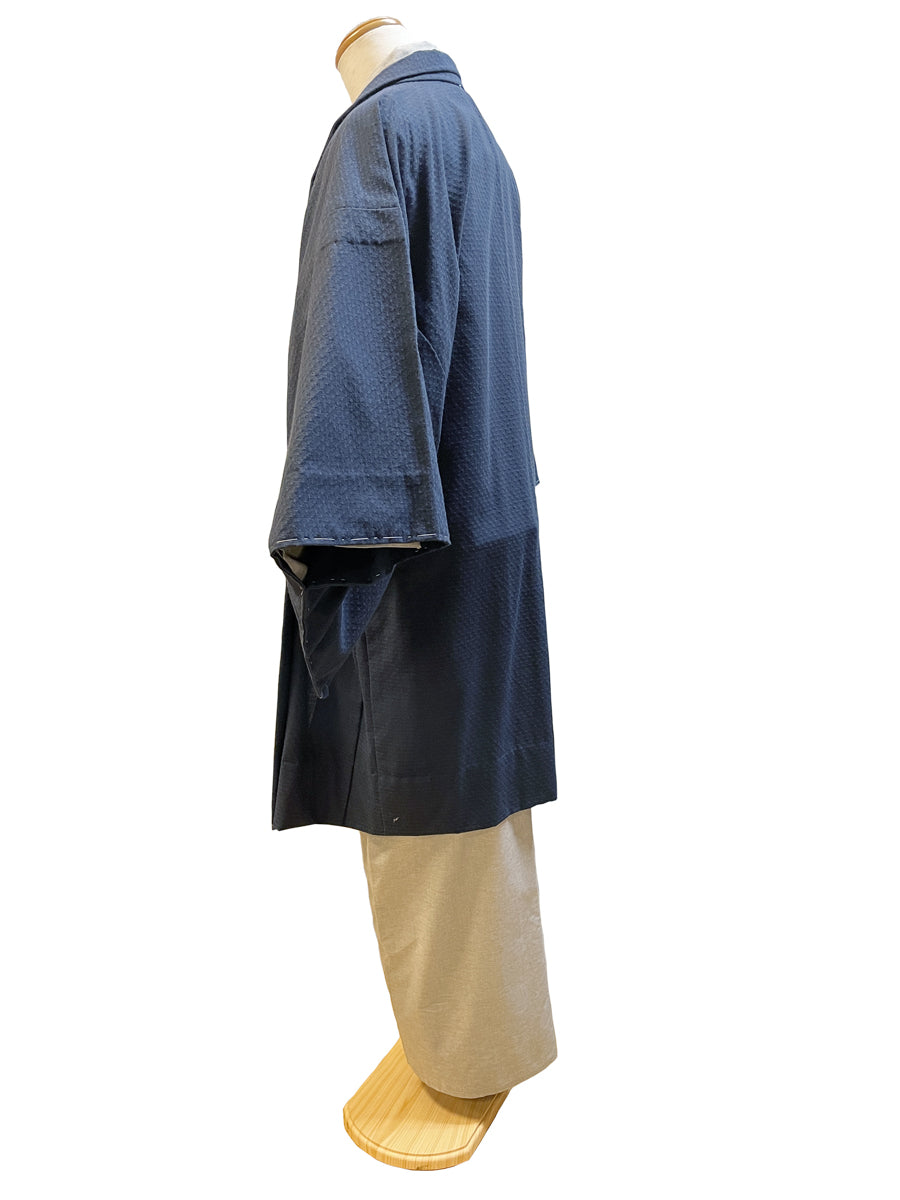 (SUI MEN)コットン羽織「DOT SPARK」メンズプレタ(L)サイズ
