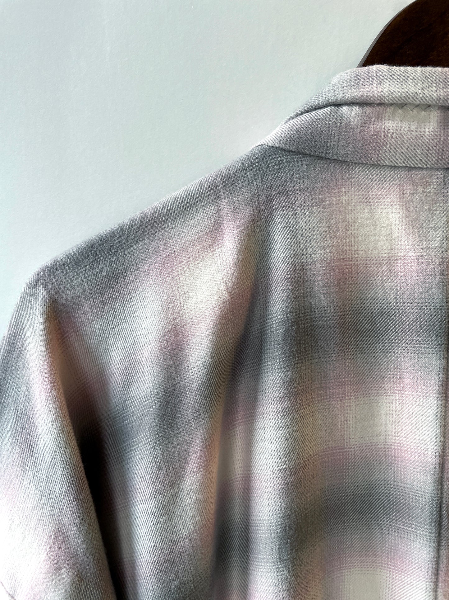 (SUI MEN) Organic cotton haori "Yarn-dyed check brushed" Men's ready-to-wear (L size)