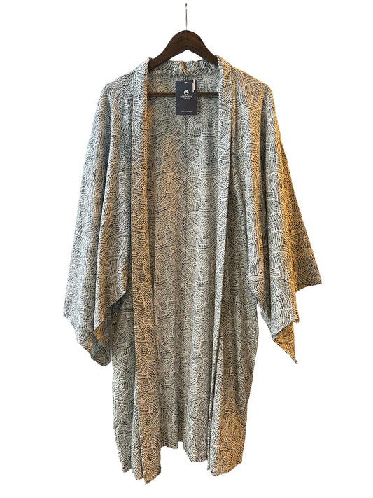(SUI MEN) Cotton Haori "Uzu Uzu" Men's Ready-to-Wear (L size)