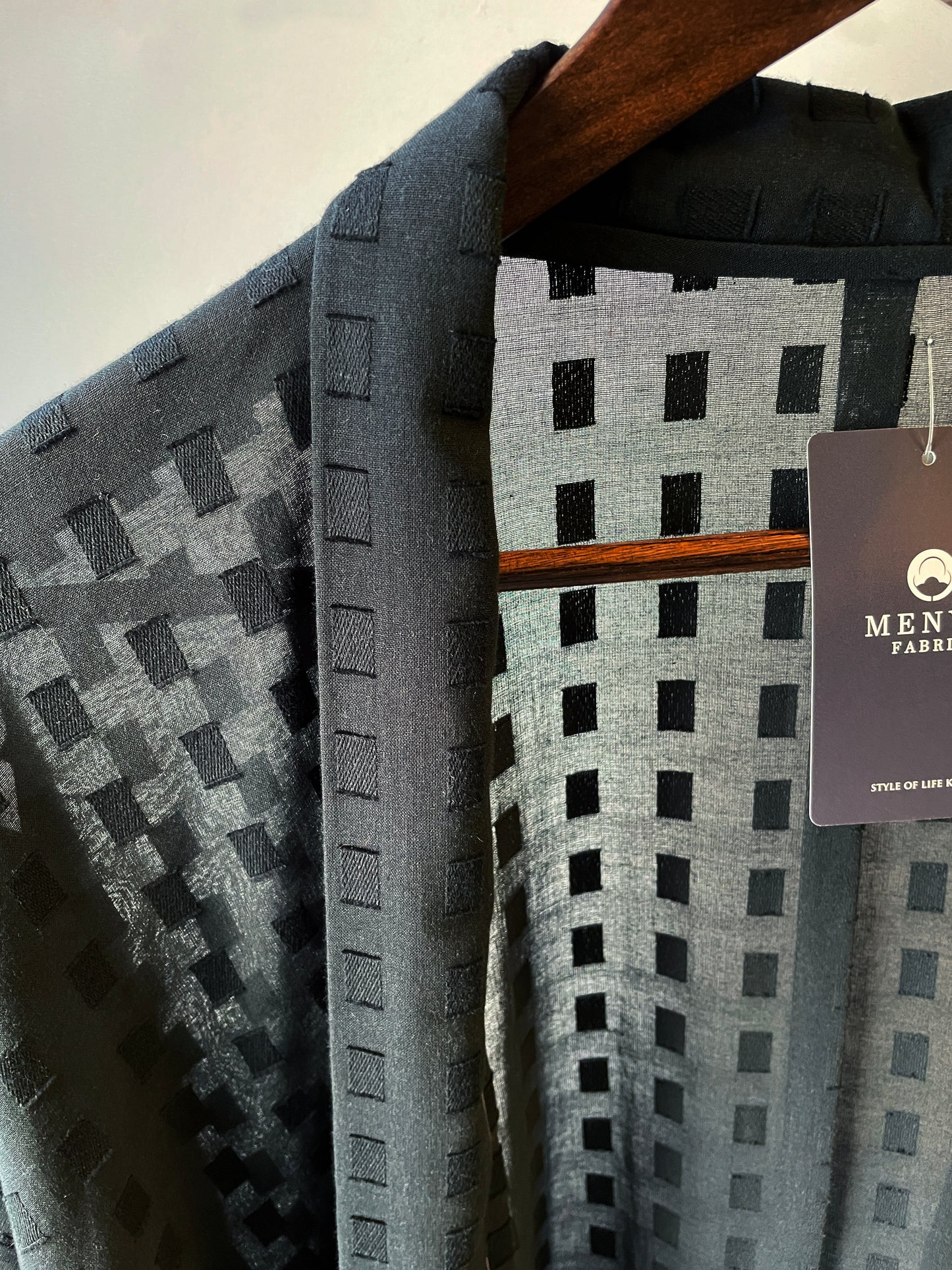 (SUI MEN) Cotton Haori "flagstone" Men's Ready-to-Wear (L size)