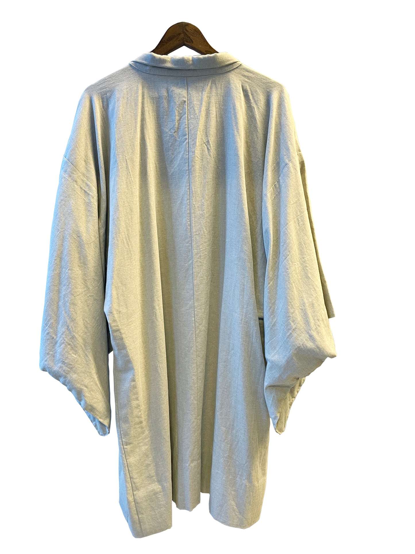 (SUI MEN/Ready-to-wear) Organic cotton haori "Plain yarn-dyed (silk grey)" Men's ready-to-wear (M) size