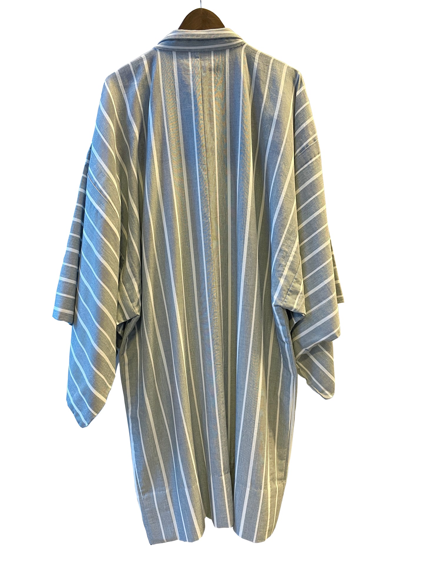 (SUI MEN) Cotton washi woven ready-to-wear haori "yarn-dyed stripes" men's ready-to-wear (L) size