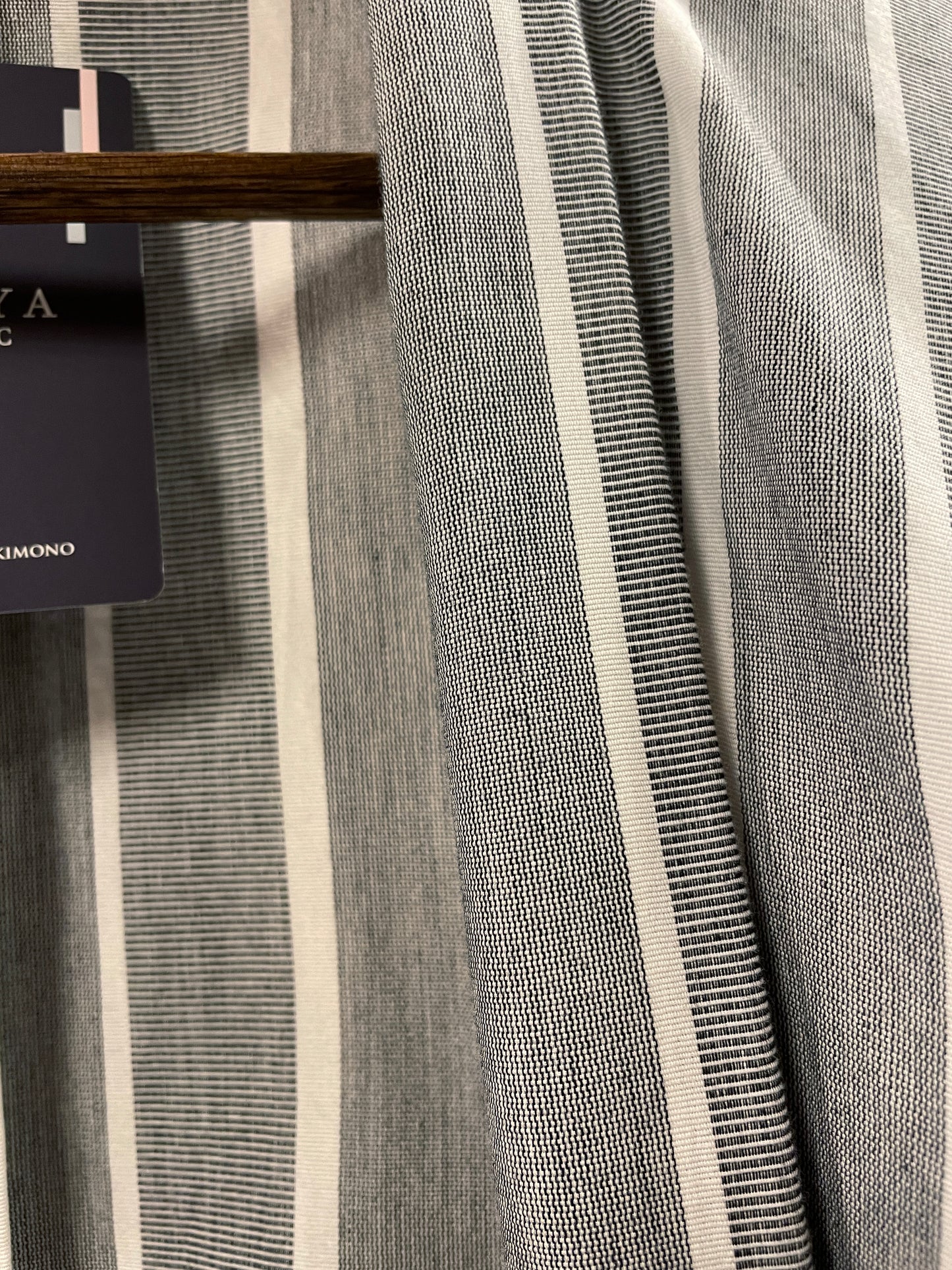 (SUI MEN) Cotton washi woven ready-to-wear haori "yarn-dyed stripes" men's ready-to-wear (L) size