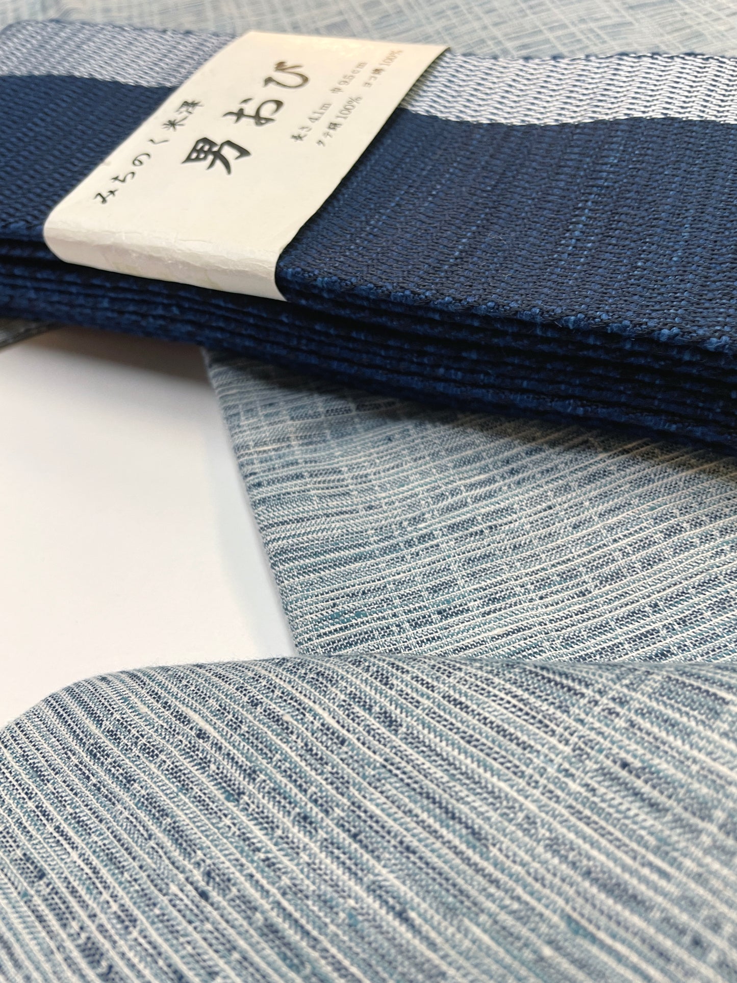 (SUI MEN/Pret-a-porter) Donsu-woven cotton kimono "Varied stripes and checkered pattern" Single-ply/Men's size L