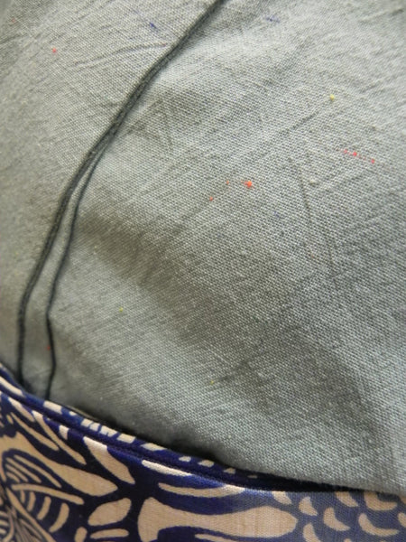 Yarn-dyed cotton kimono (plain, stylish) /sharemuji) Ladies' ready-to-wear, size M