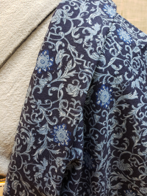 (KUON)コットン更紗羽織 (AZAMI)レディースプレタ(M)サイズ