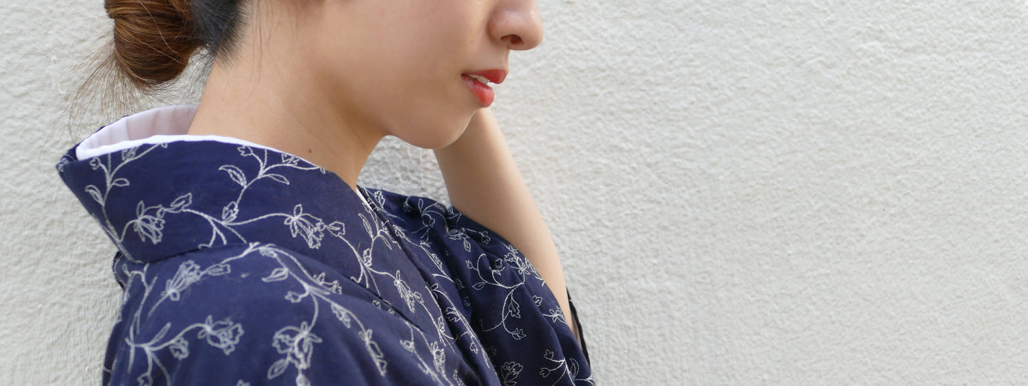 「久遠」KUON WOMEN Cotton kimono