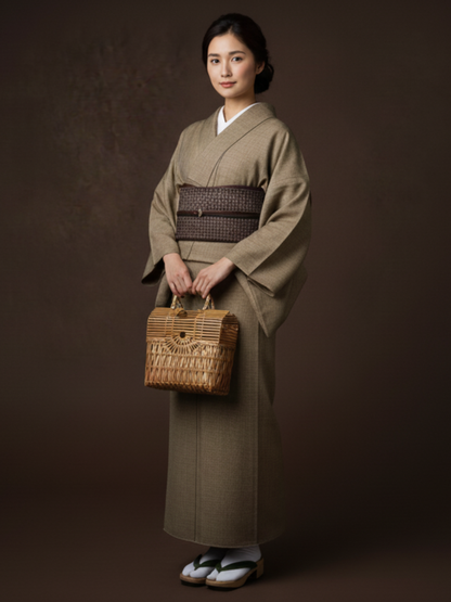 Bingo woven cotton "Plain weave (blue lapis lazuli)" Single layer 