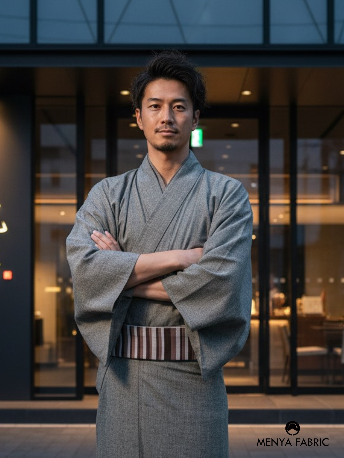 （SUI MEN)古布紬木綿着物