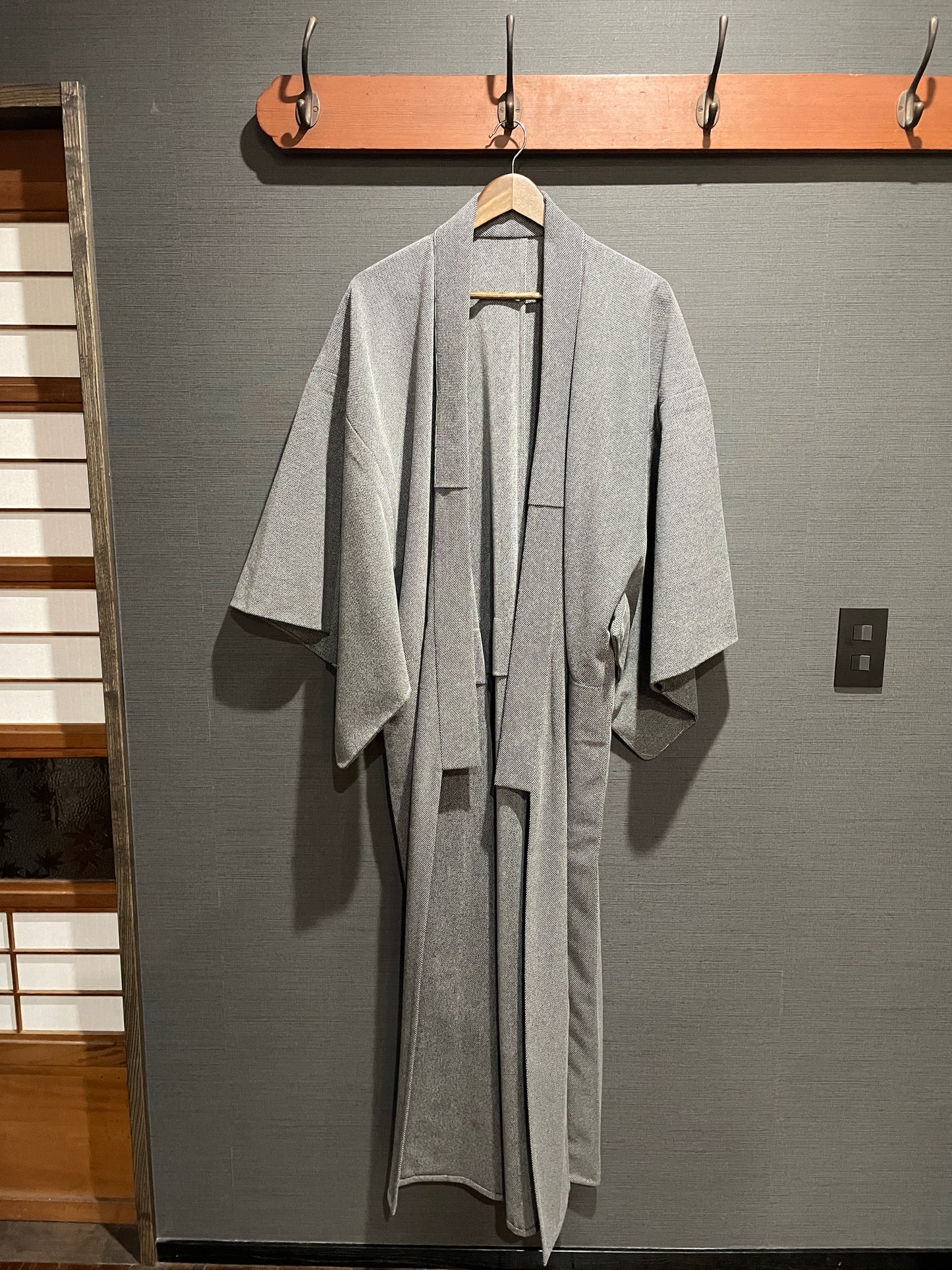 (SUI MEN)ラッセルバーズアイニットキモノ「フルオーダー単仕立て付き」