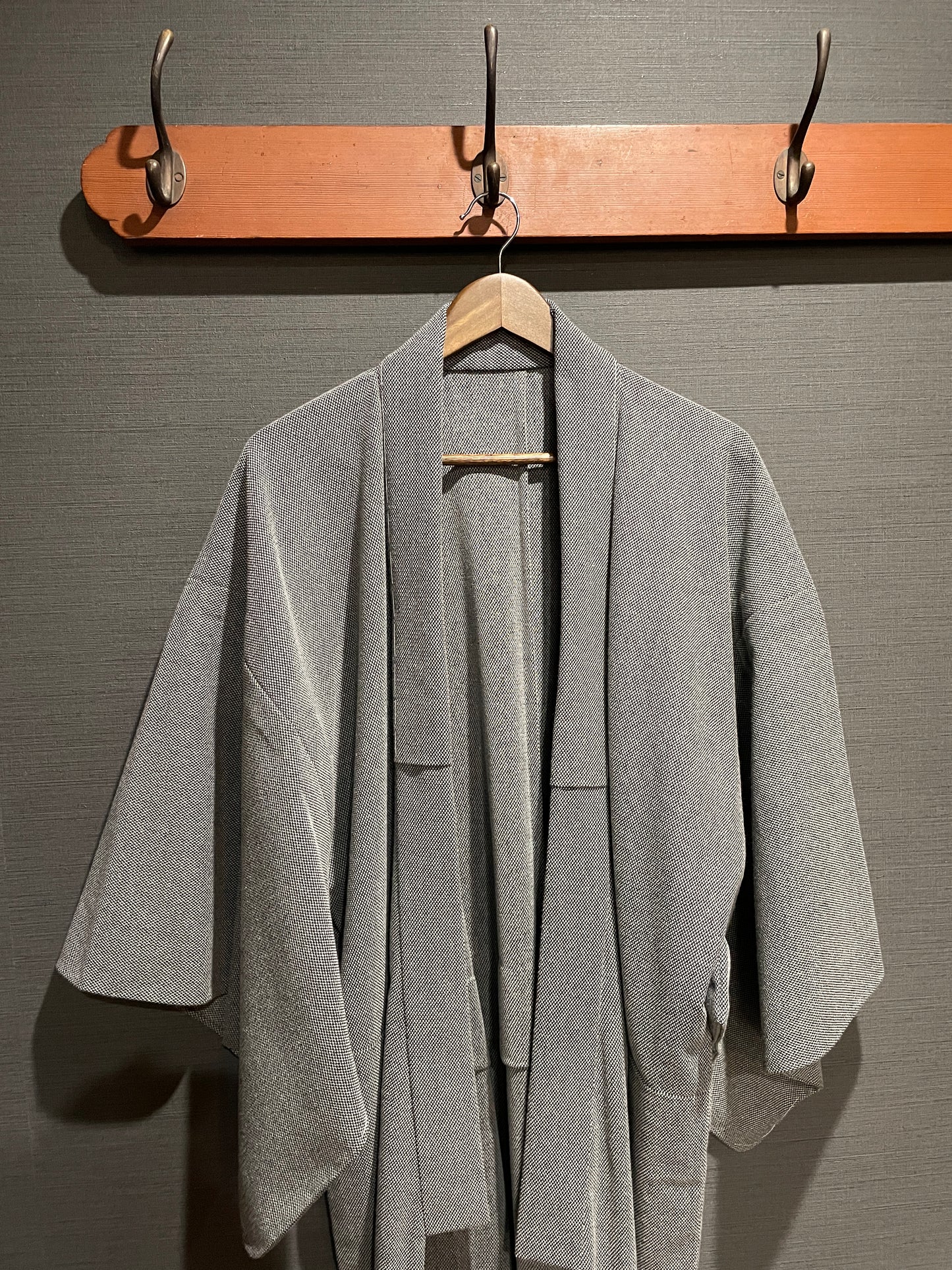 (SUI MEN)ラッセルバーズアイニットキモノ「フルオーダー単仕立て付き」