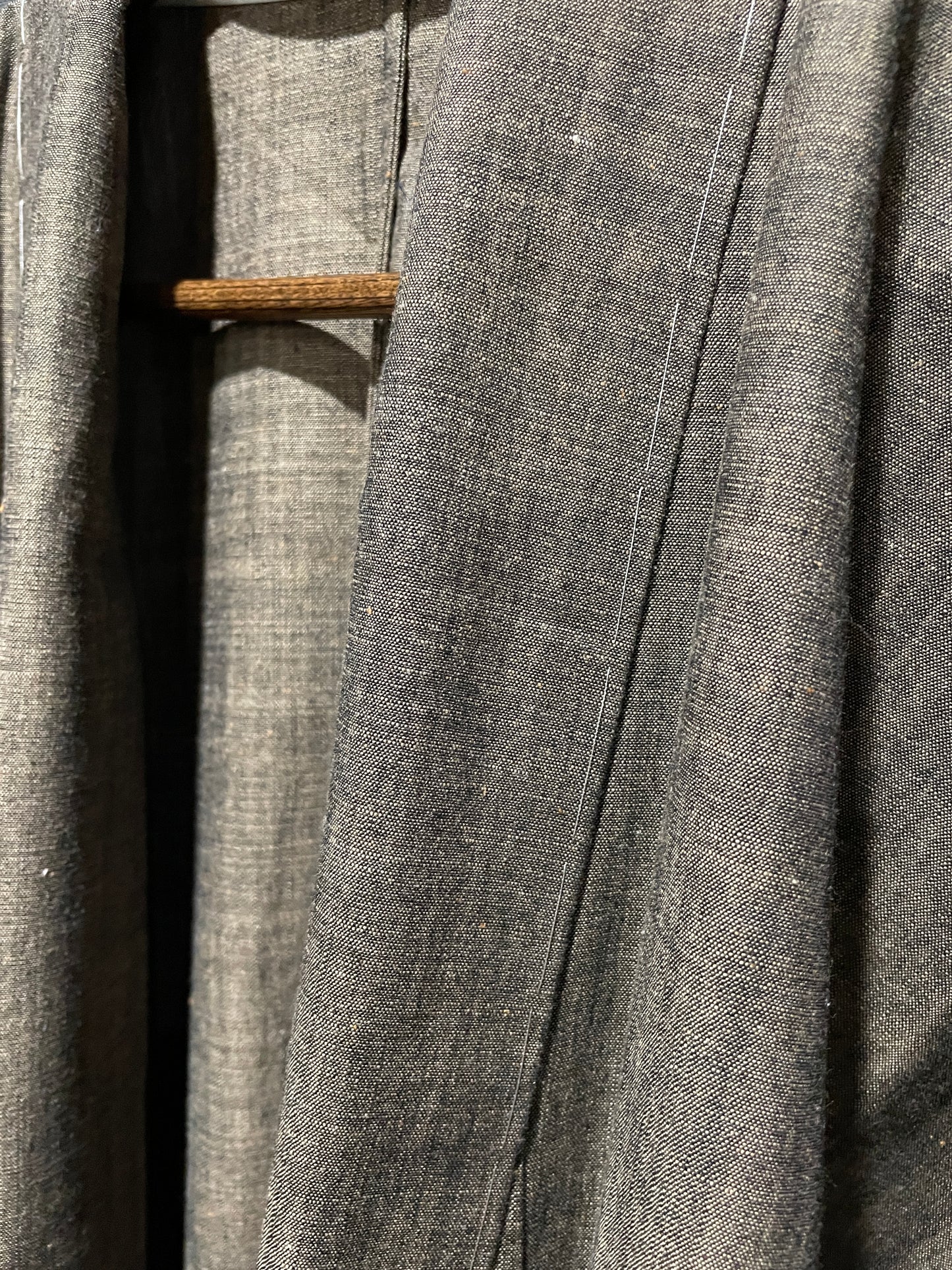 Bingo woven cotton "Plain weave (blue lapis lazuli)" Single layer 