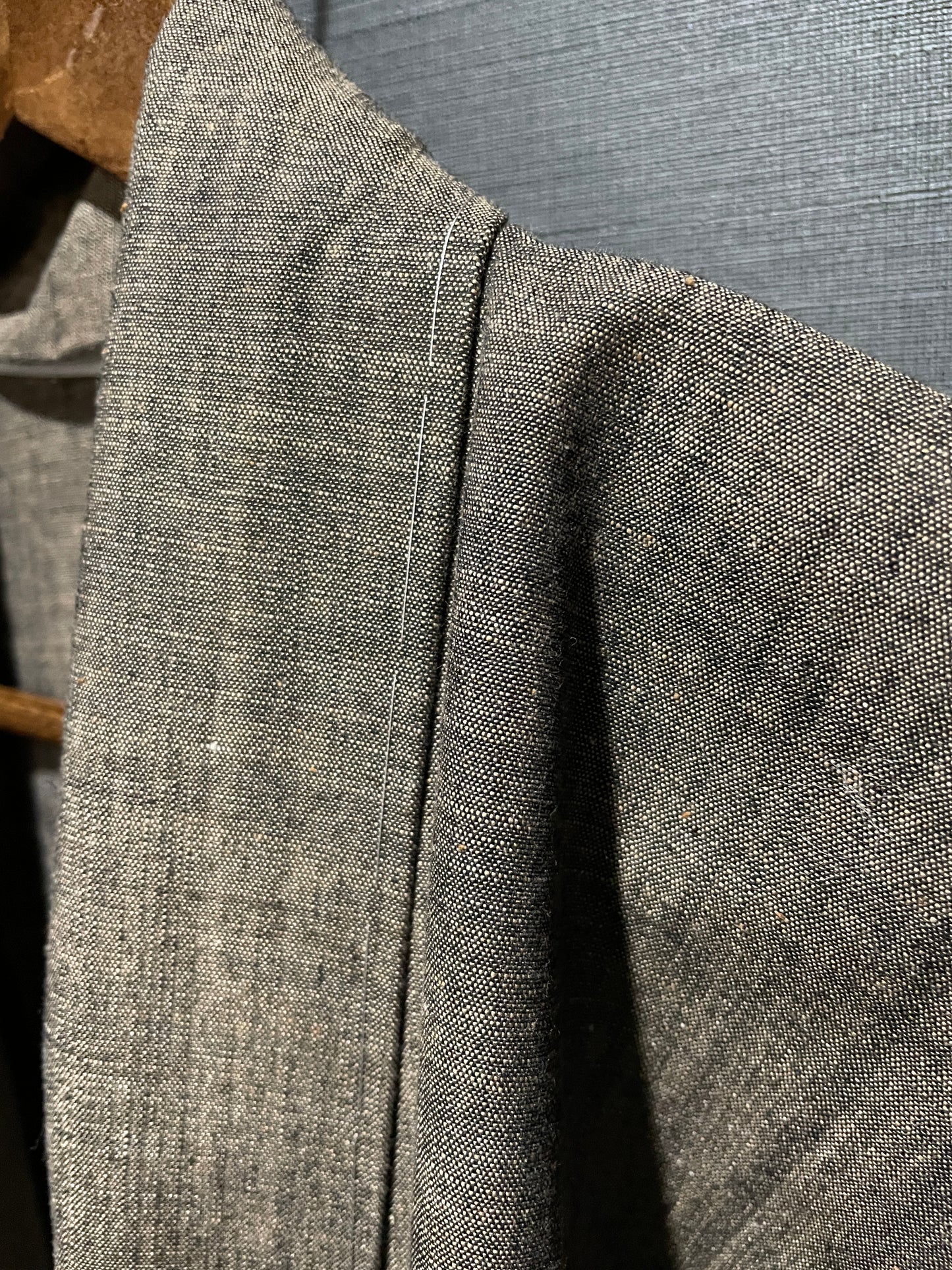 Bingo woven cotton "Plain weave (blue lapis lazuli)" Single layer 