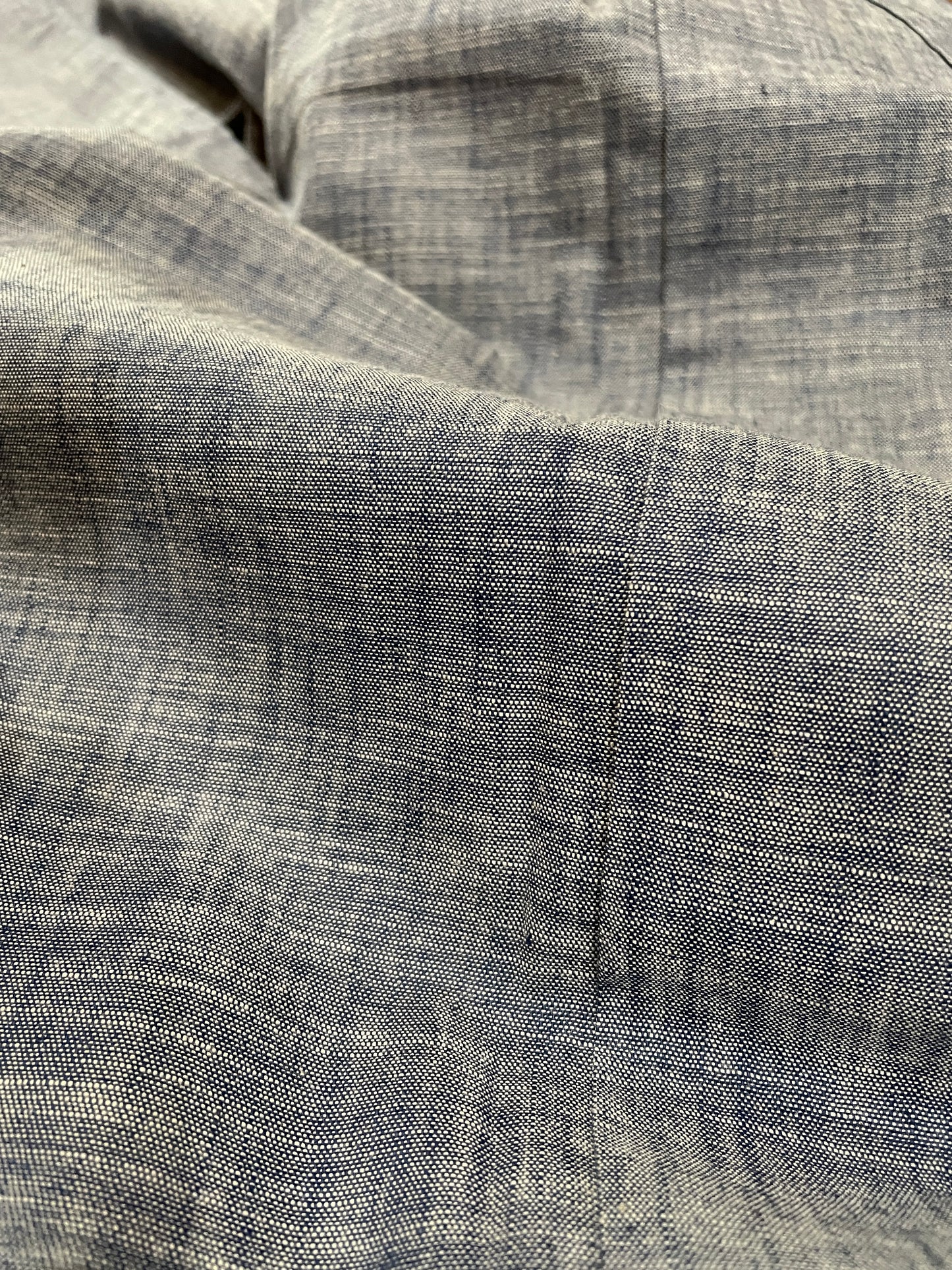 Bingo woven cotton "Plain weave (blue lapis lazuli)" Single layer 