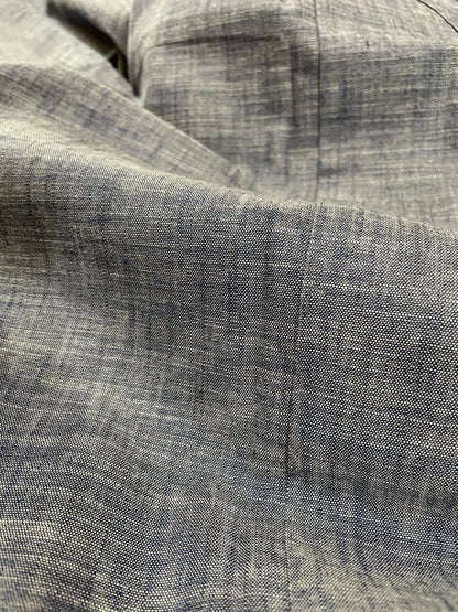 Bingo woven cotton "Plain weave (blue lapis lazuli)" Single layer 