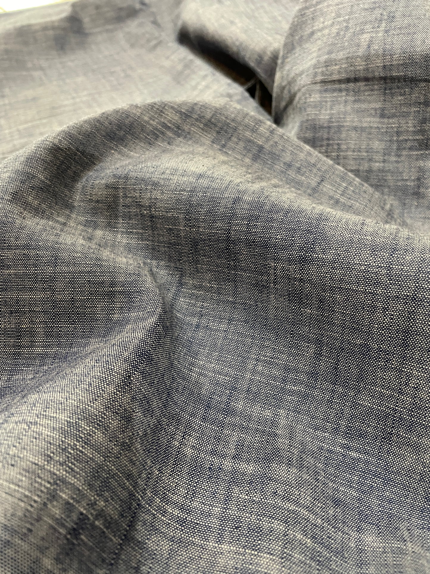 Bingo woven cotton "Plain weave (blue lapis lazuli)" Single layer 