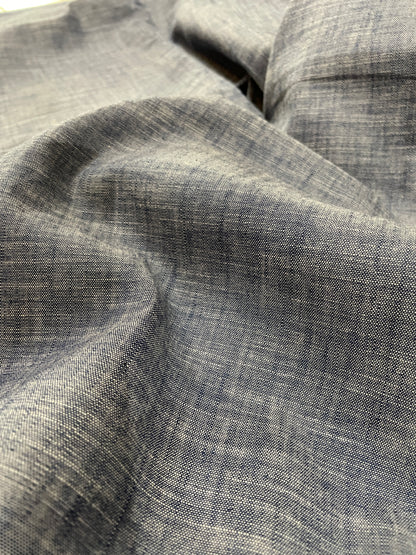 Bingo woven cotton "Plain weave (blue lapis lazuli)" Single layer 