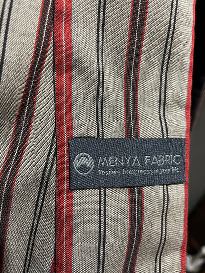 (SUI MEN/Pret-a-porter) Cotton linen kimono "Cotton linen/Yatarashima" Men's size L/single-ply/with lining 