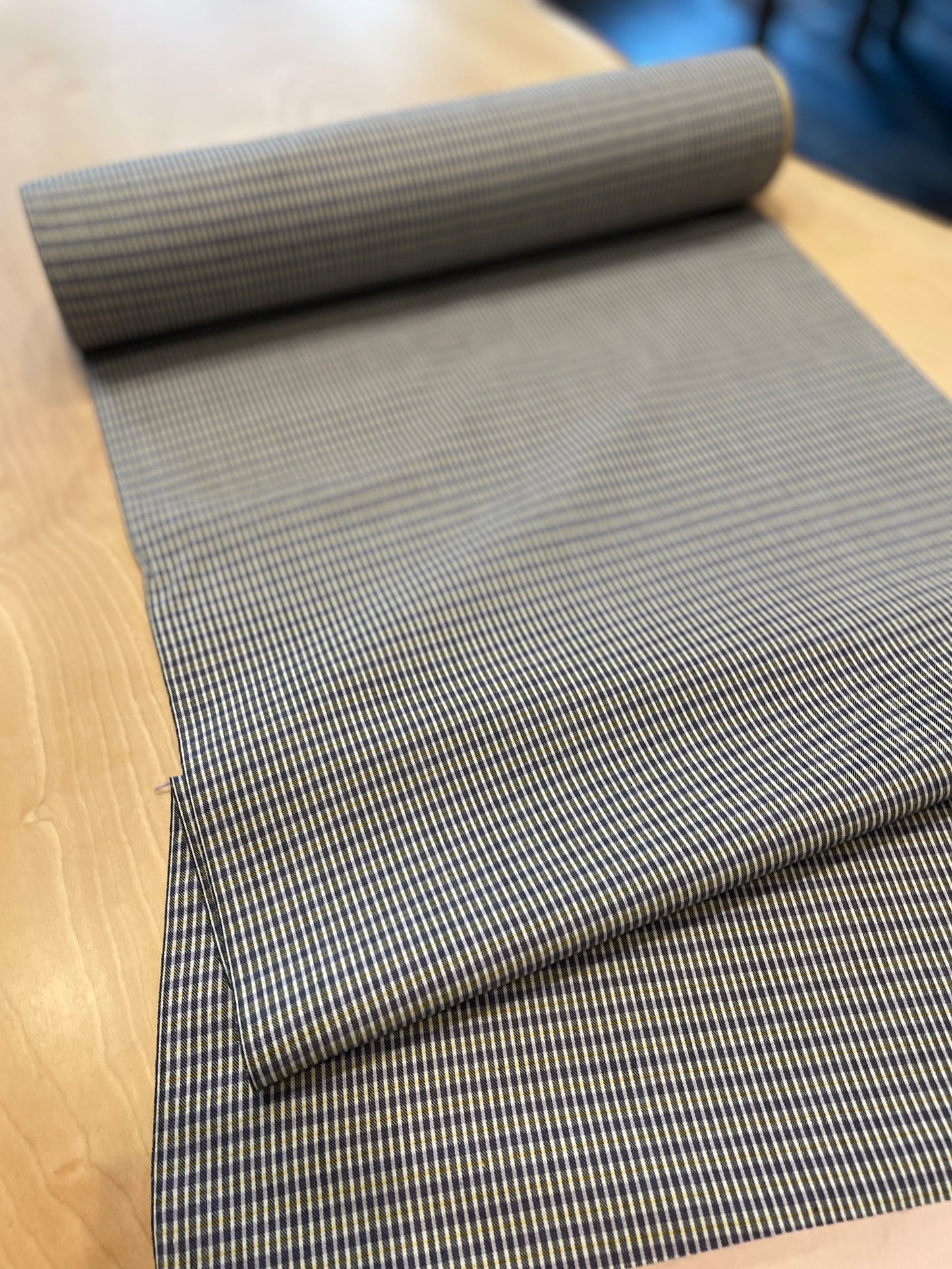 (SUI MEN) Soft wool yarn-dyed tweed kimono "Fully custom-made with single tailoring"