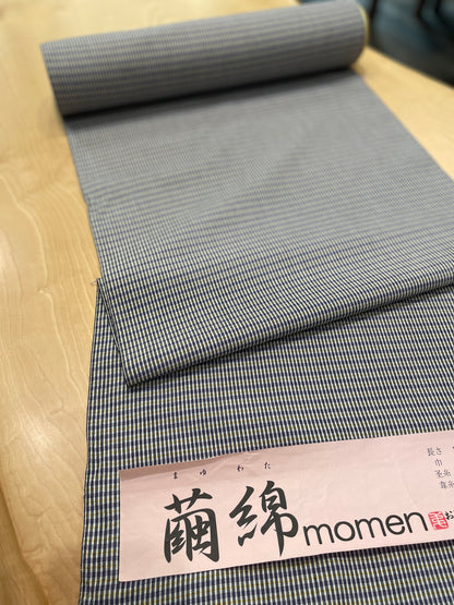 (SUI MEN) Soft wool yarn-dyed tweed kimono "Fully custom-made with single tailoring"