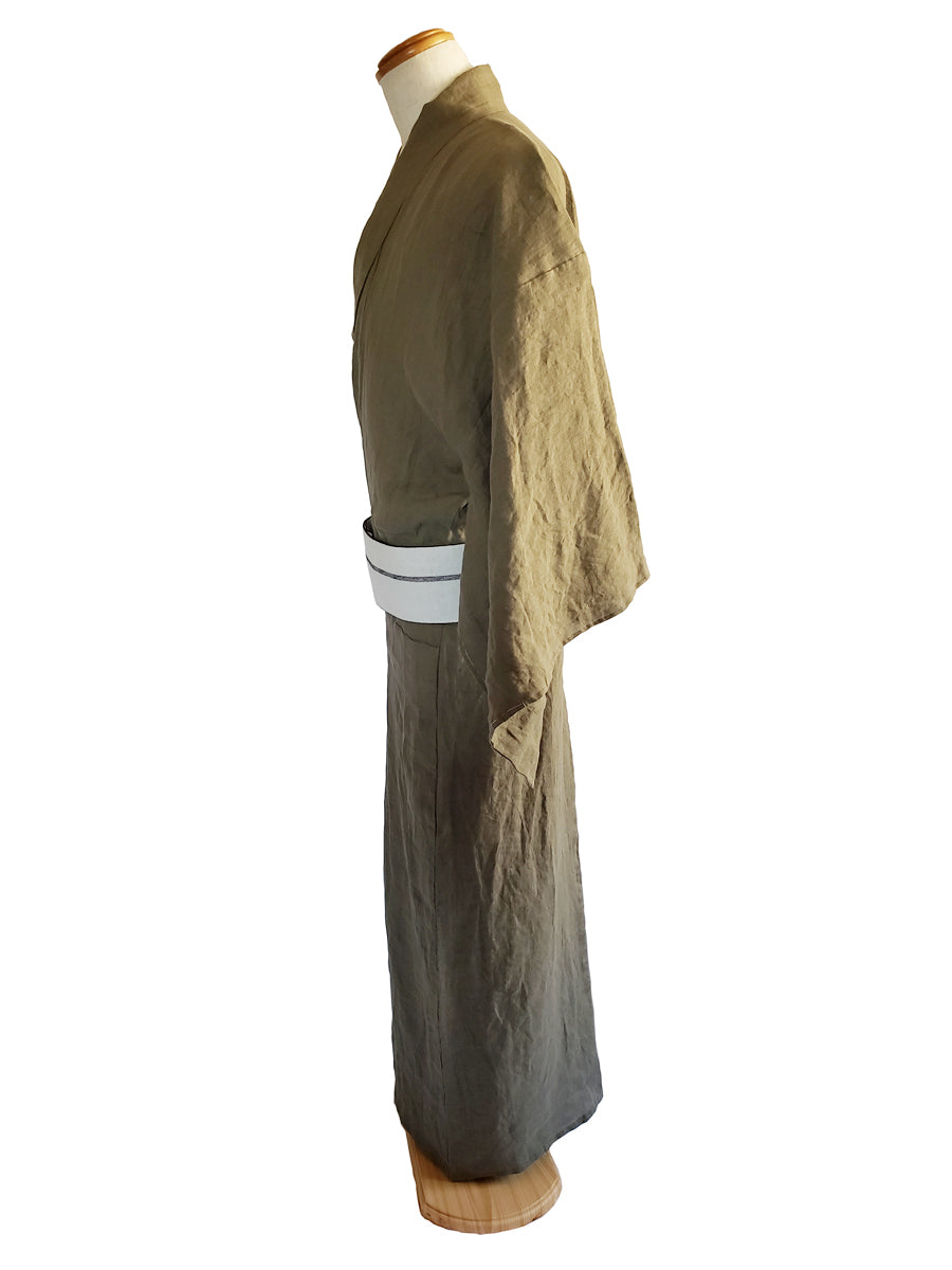 (SUI MEN/Pret-a-porter) French Linen Kimono/Single-ply (Men's LL size) 