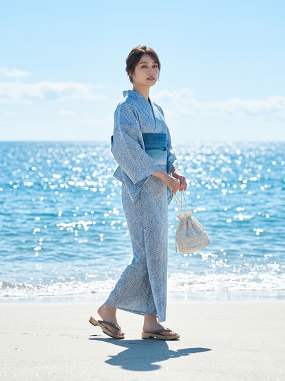 凪nagi)薄キモノ「magatama」単仕立て付き – MENYA FABRIC