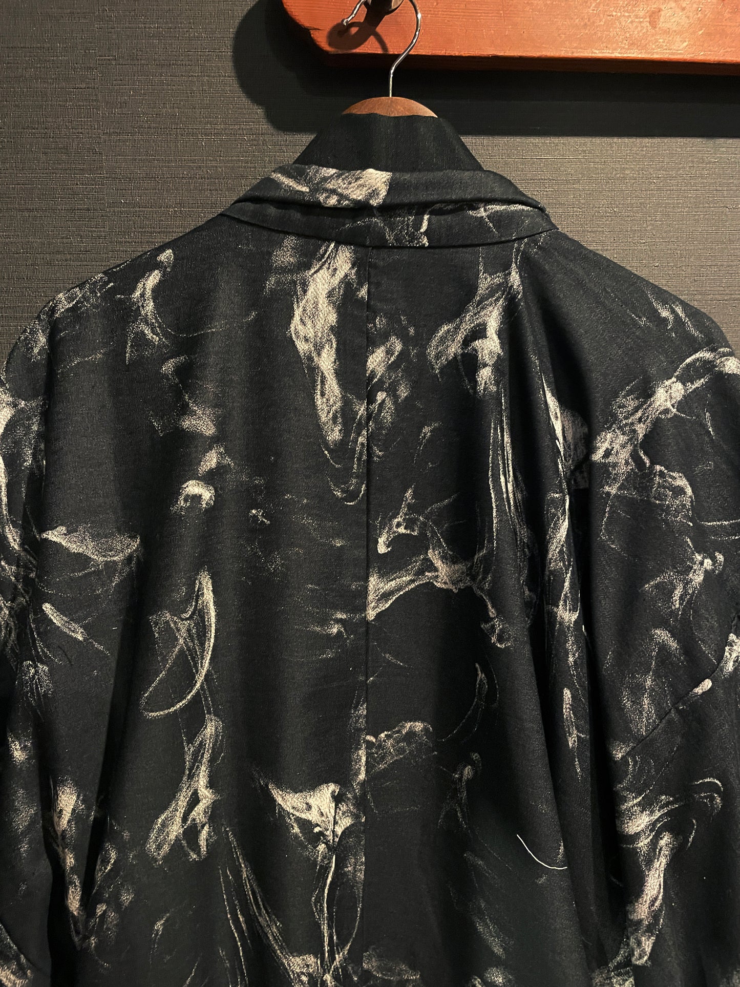 (SUI MEN) Cotton jacquard haori "Kasumi" single-layer tailoring available 