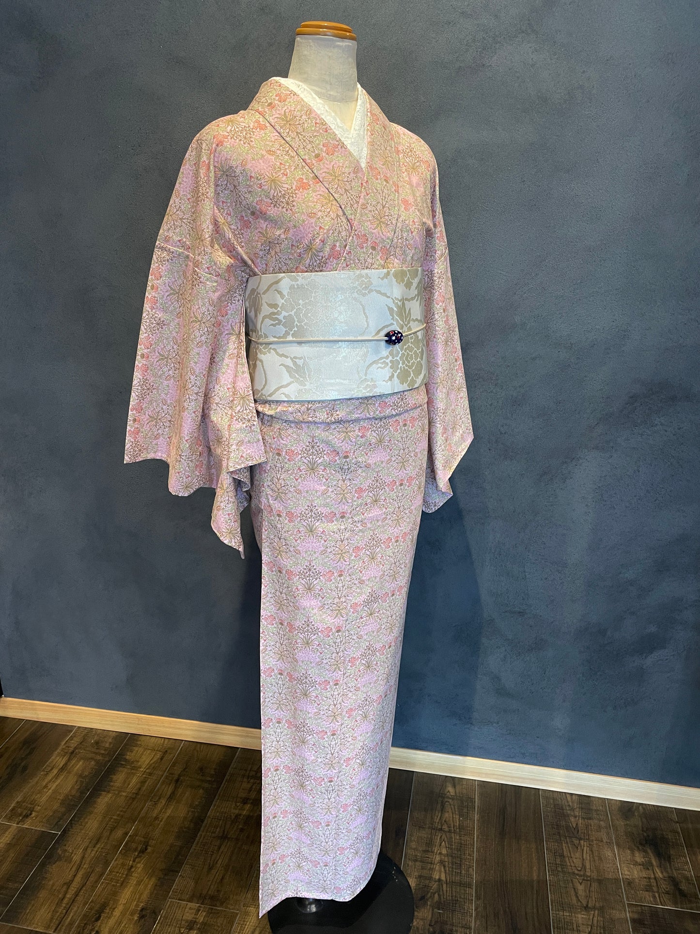 (KUON WOMEN) Cotton kimono "HYACINTH" 