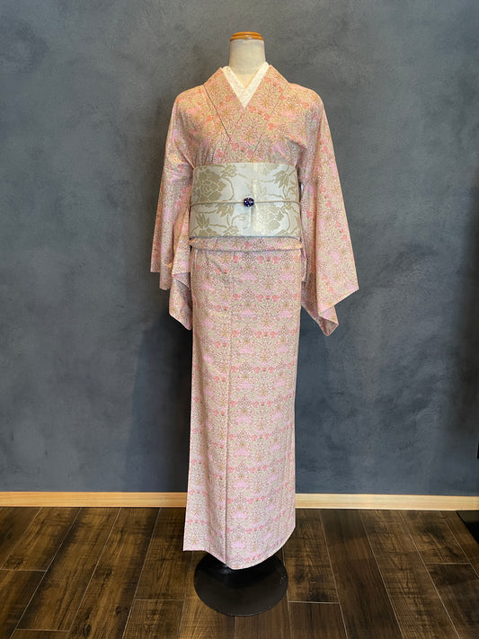 (KUON WOMEN) Cotton kimono "HYACINTH" 